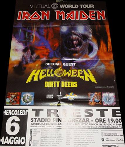 Iron Maiden, Virtual XI World Tour, 6.5.1998 @Trieste
