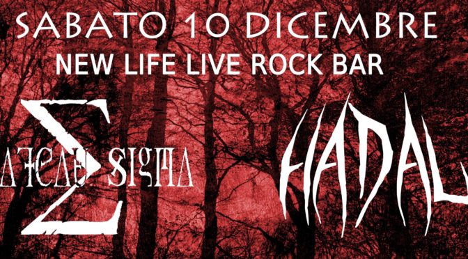 Gli Hadal e i doomer liguri Plateau Sigma sabato 10 dicembre al New Life di Trieste
