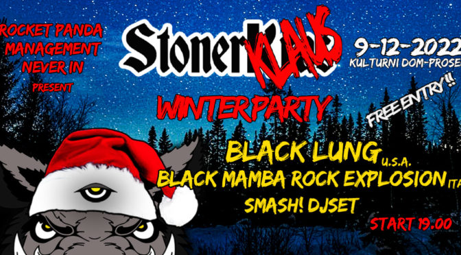 Stoner Klaus, il Winter Party a Prosecco venerdì 9 dicembre!
