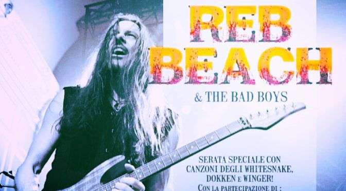 Reb Beach (Whitesnake, Winger) per la prima volta a Trieste giovedì 15 dicembre